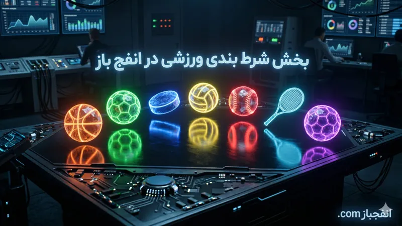 ⚽ بخش شرط بندی ورزشی در enfej baz